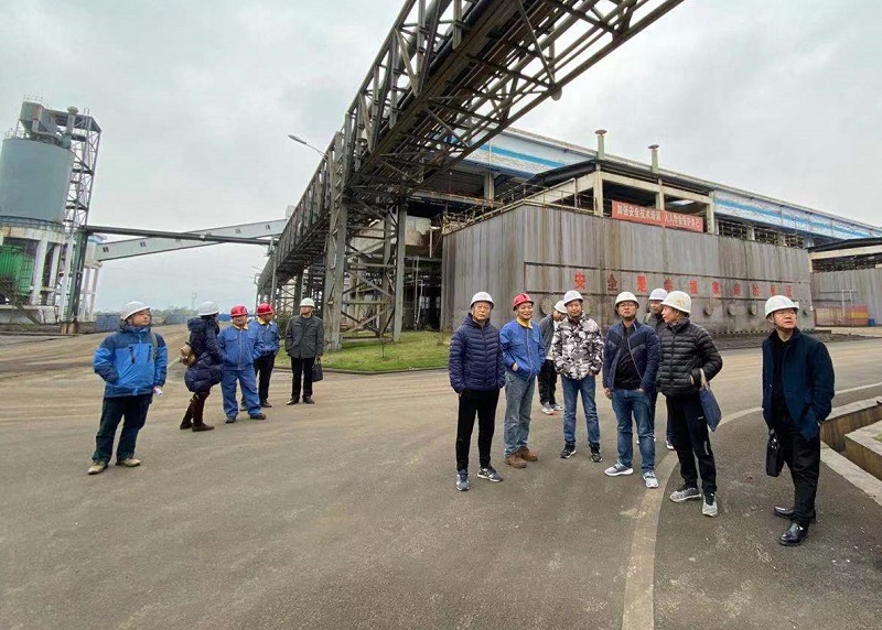 集團公司黨委副書記、工會主席王林率職工代表一行赴能礦錳業開展巡查工作