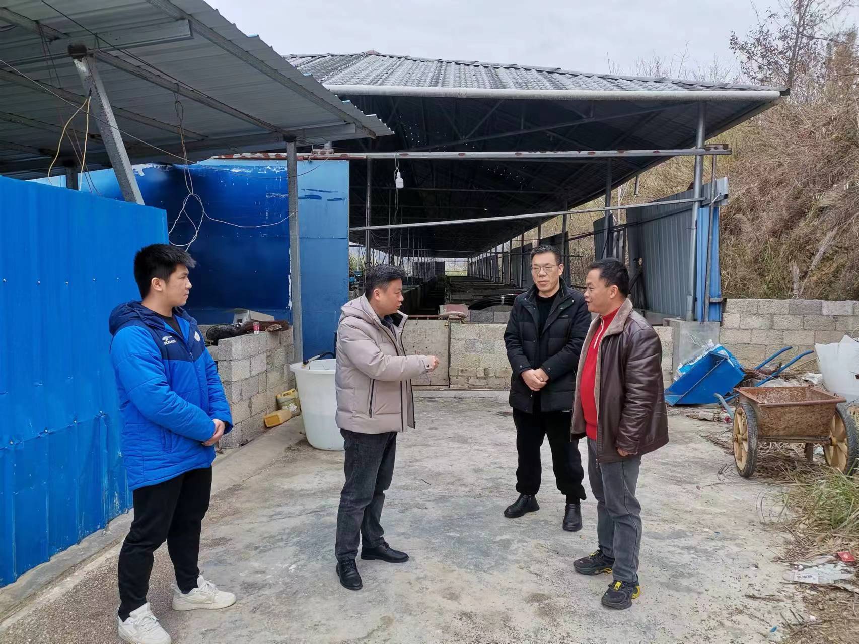 能礦錳業(yè)黨委副書記、代總經(jīng)理楊曲波一行到里懷村開展鄉(xiāng)村振興幫扶工作