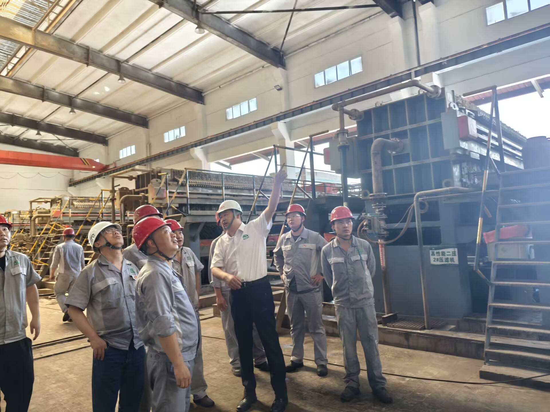 能礦錳業開展防墜落、防掉落專項安全檢查